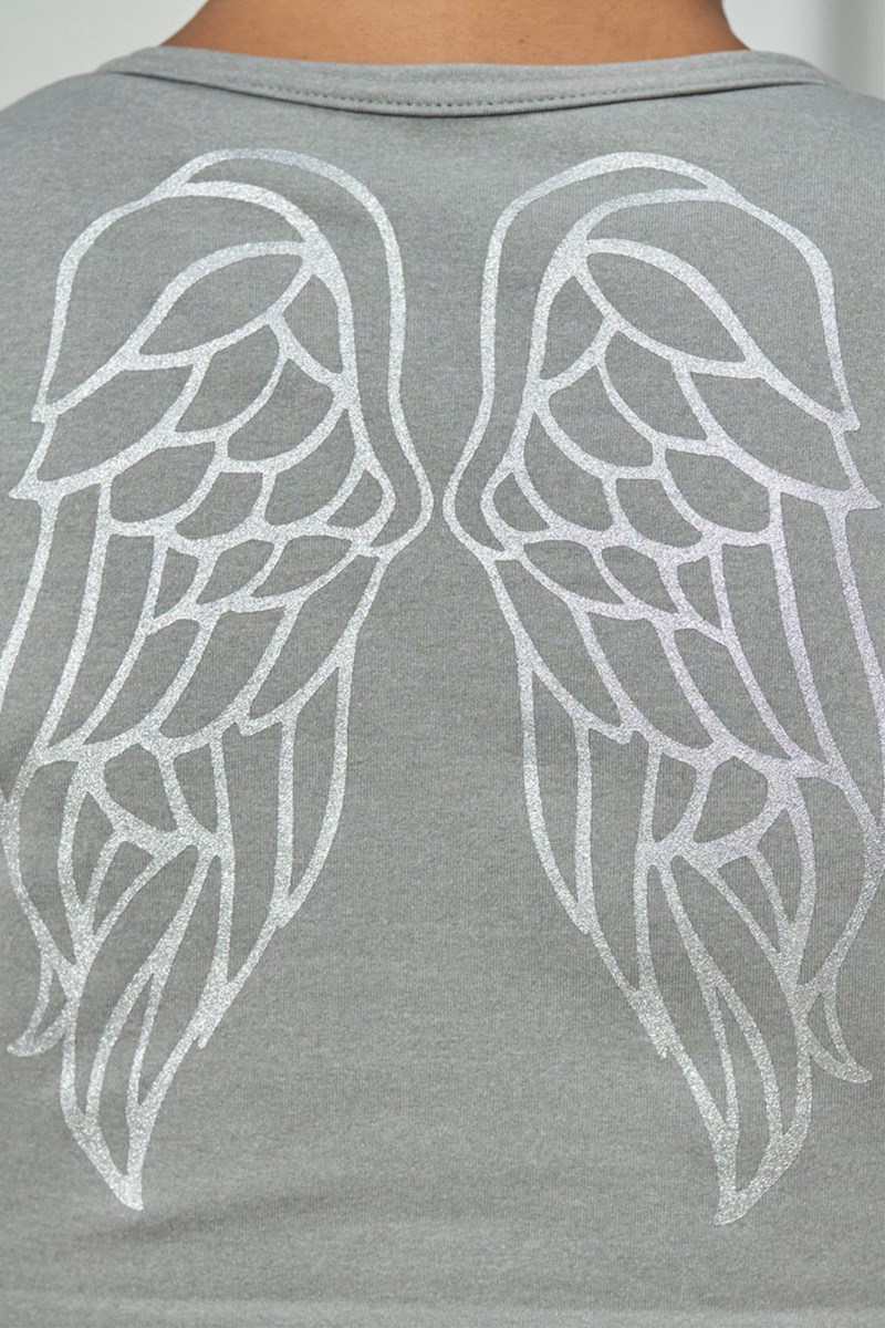 ベーシックTシャツ ライトグレー