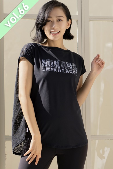 エアリーTシャツ＊ブラック 【フリー】