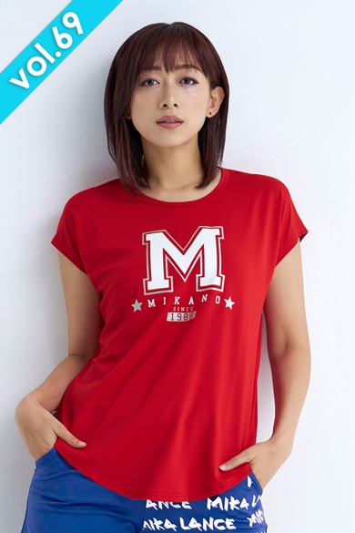 エアリーTシャツ レッド