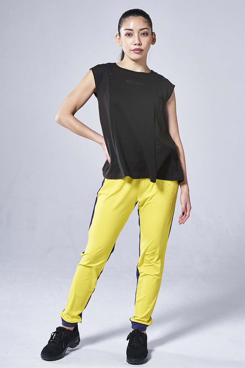 フィットネスウェア | アスレジャーパンツ＊イエロー 【フリー】 [Vol