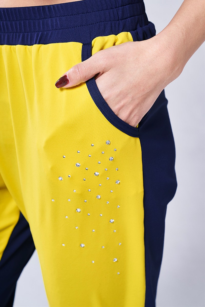 フィットネスウェア | アスレジャーパンツ＊イエロー 【フリー】 [Vol