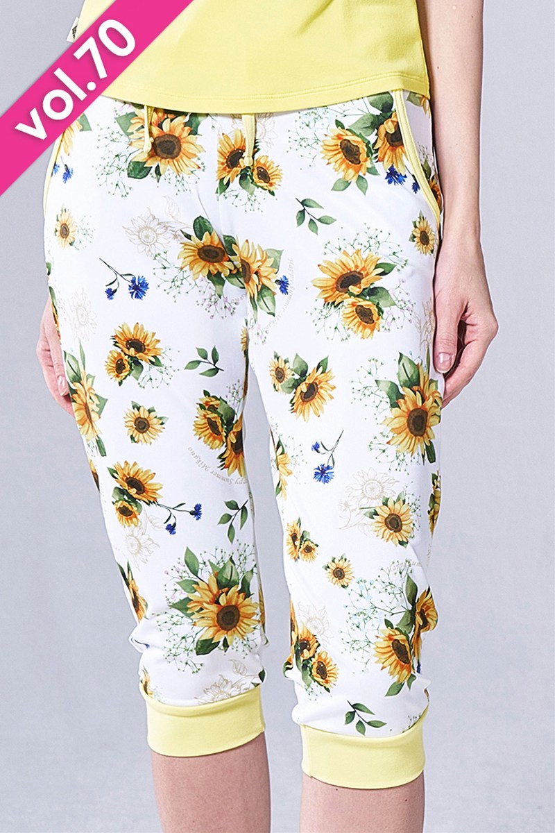 フィットネスウェア | ベーシックギャングスターパンツ＊サンフラワー