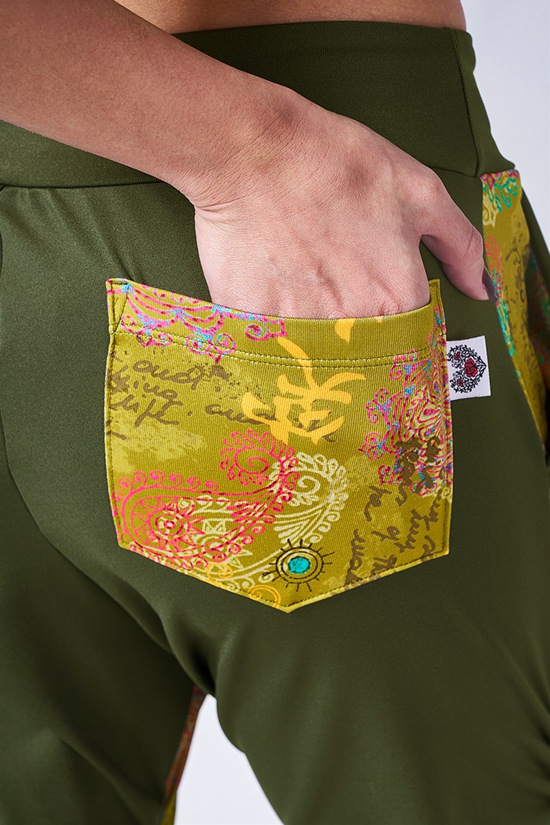 フィットネスウェア | サイドギャザーコンパクトギャングスターパンツ