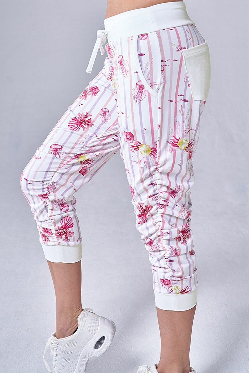 フィットネスウェア | サイドギャザーコンパクトギャングスターパンツ