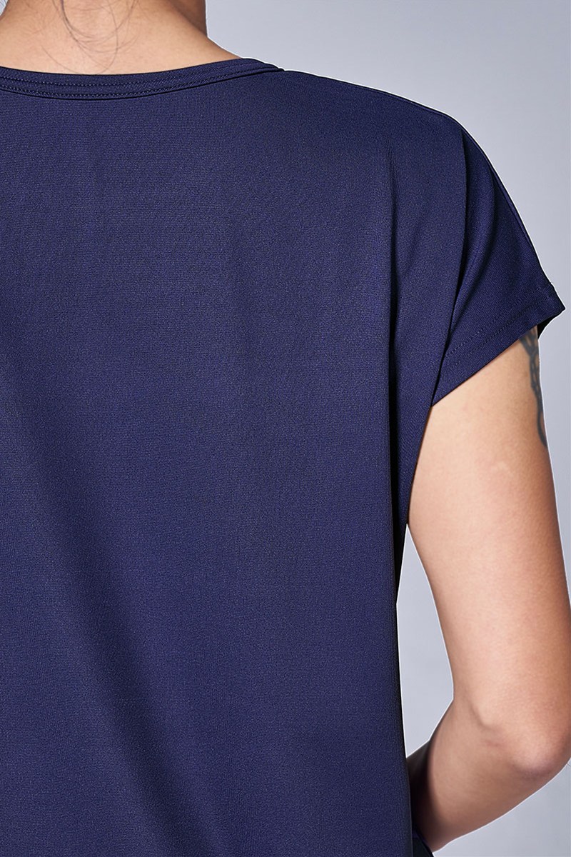 フィットネスウェア | エアリーTシャツ（メタリックロゴ付
