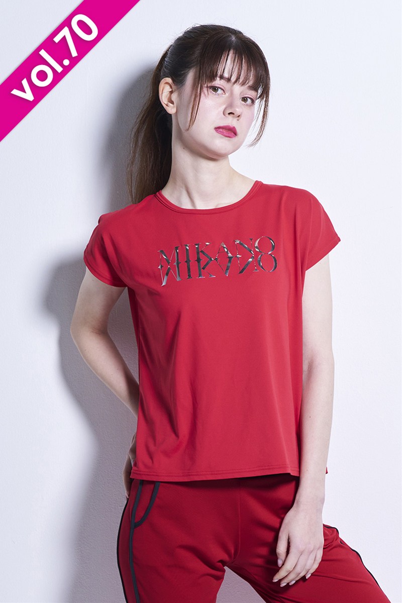 フィットネスウェア | エアリーTシャツ＊オレンジ 【フリー