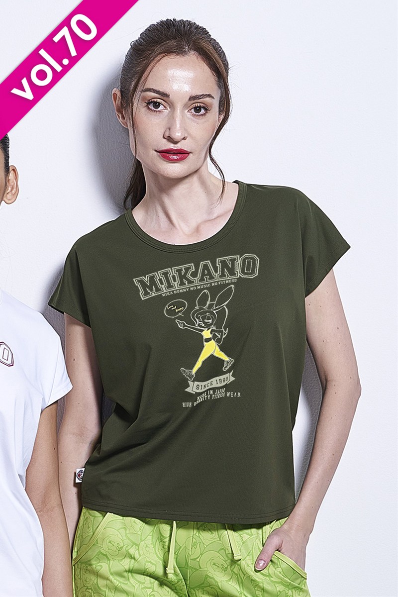 フィットネスウェア | エアリーTシャツ＊オレンジ 【フリー