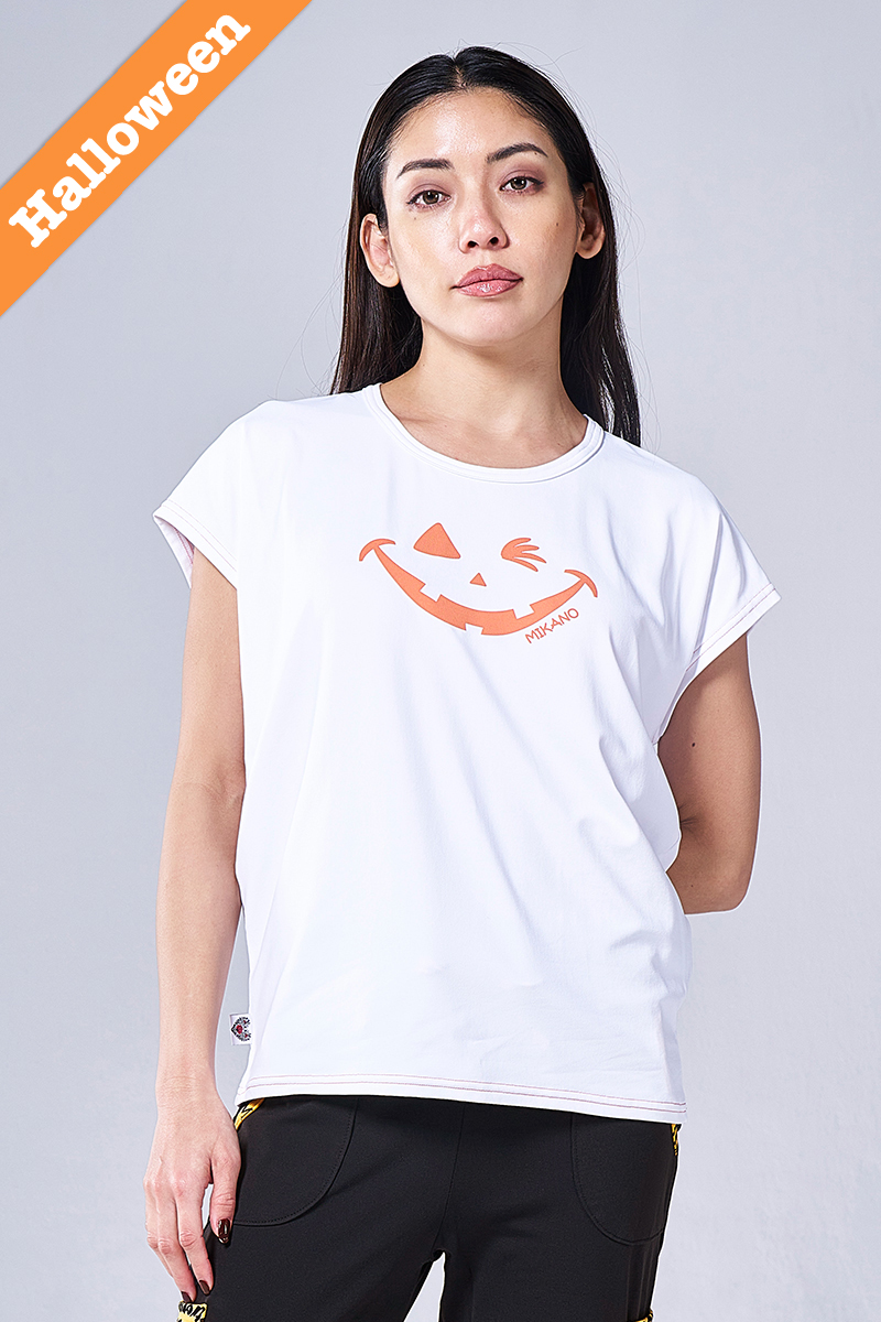 ミカノ ミカランセ MIKANO フィットネスウェア | エアリーTシャツ＊ホワイト 【フリー