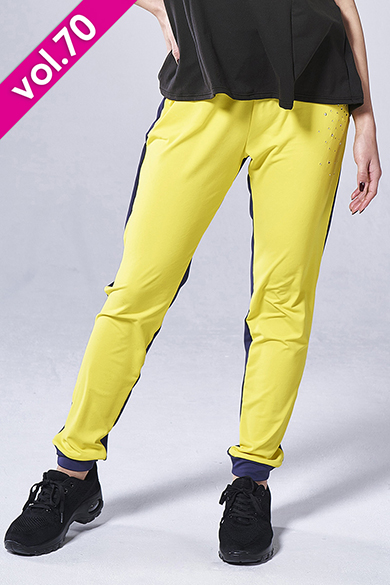 フィットネスウェア | アスレジャーパンツ＊イエロー 【フリー】 [Vol