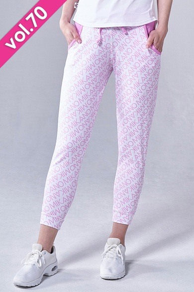 フィットネスウェア | ロングギャングスターパンツ＊ミカノピンク