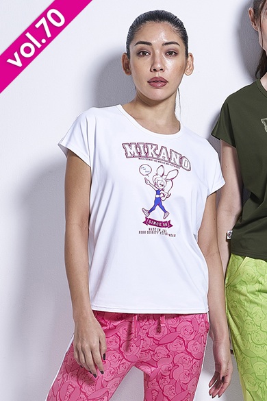 フィットネスウェア | エアリーTシャツ＊ホワイト 【フリー