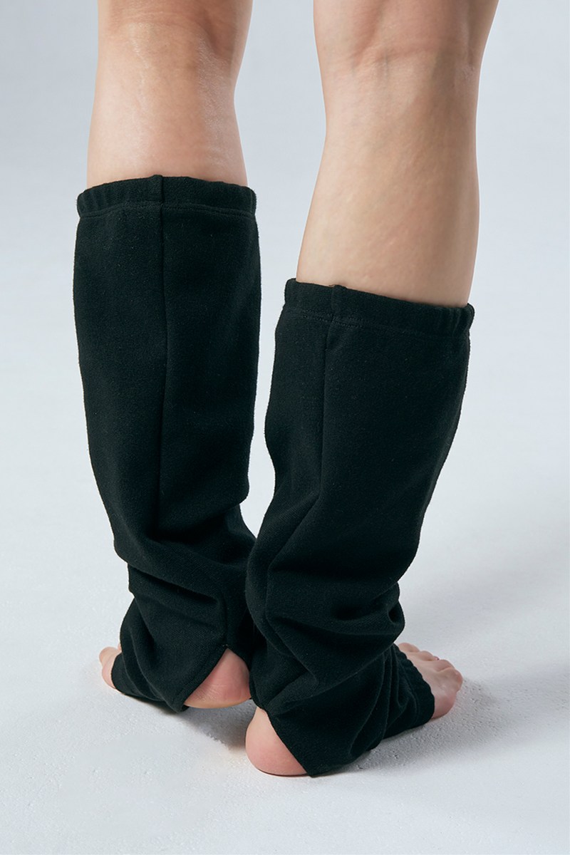 レッグウォーマー ブラック