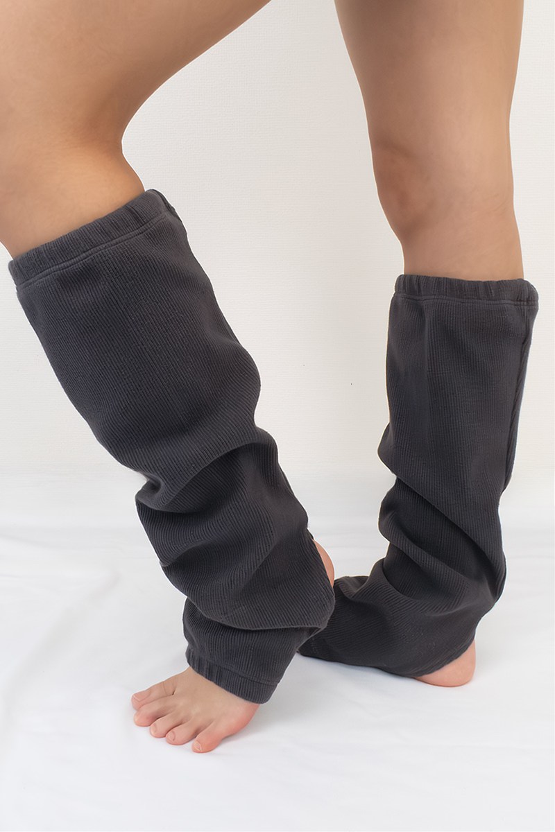 フィットネスウェア | レッグウォーマー＊チャコールグレー [Vol.71