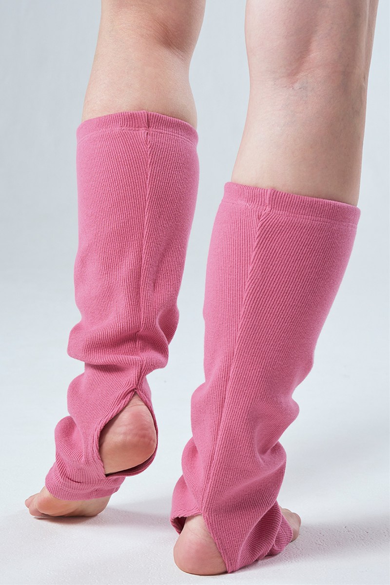 レッグウォーマー ダークピンク