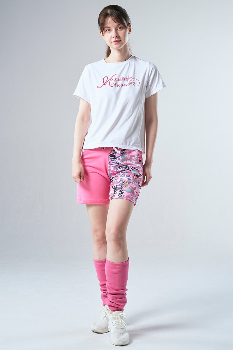 レッグウォーマー ダークピンク