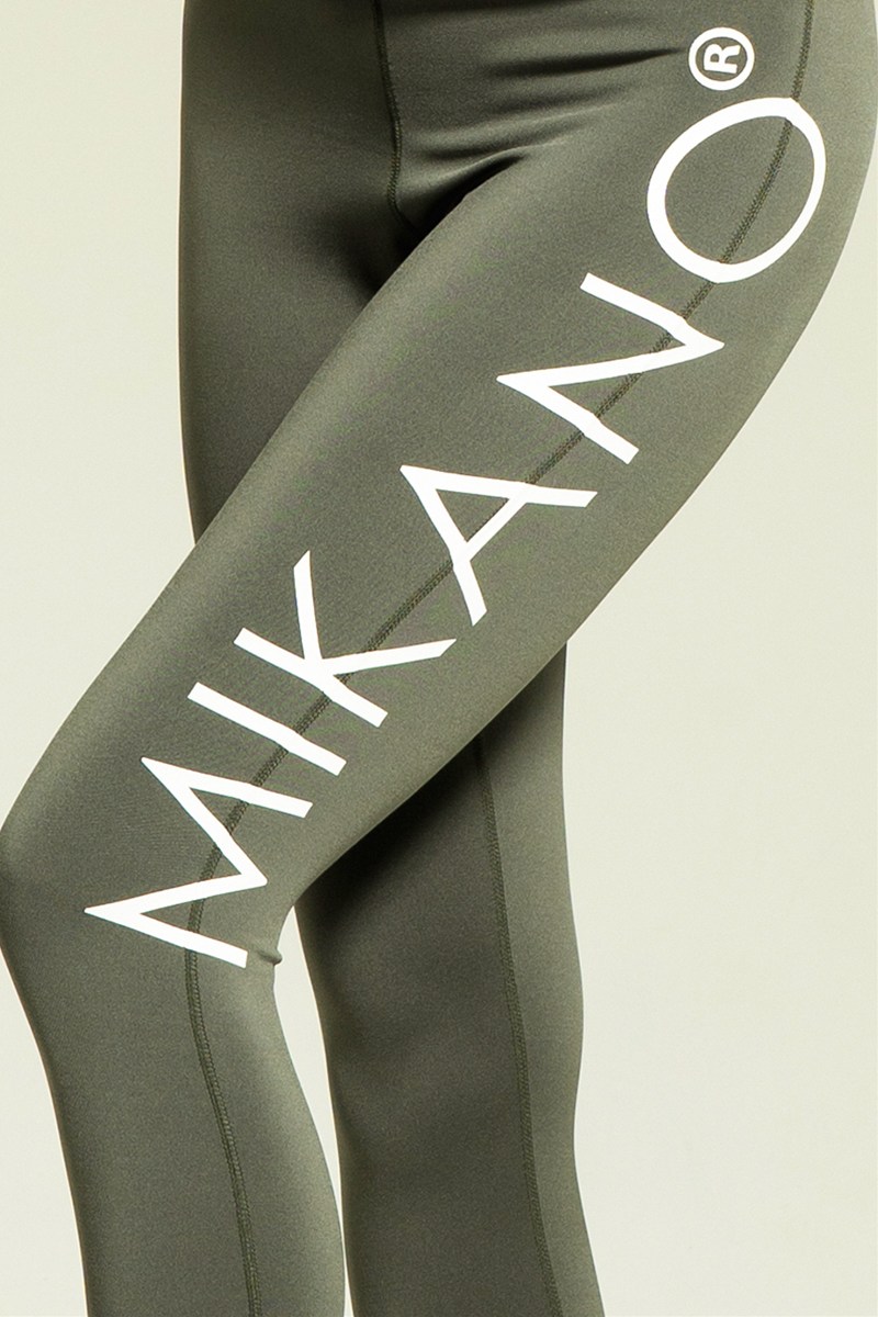 【Green】グラントイーワンズ　ホルミーレギンス　LL（XL） フィットネスウェア | ロングレギンス＊アーミーグリーン 【M】 [Vol