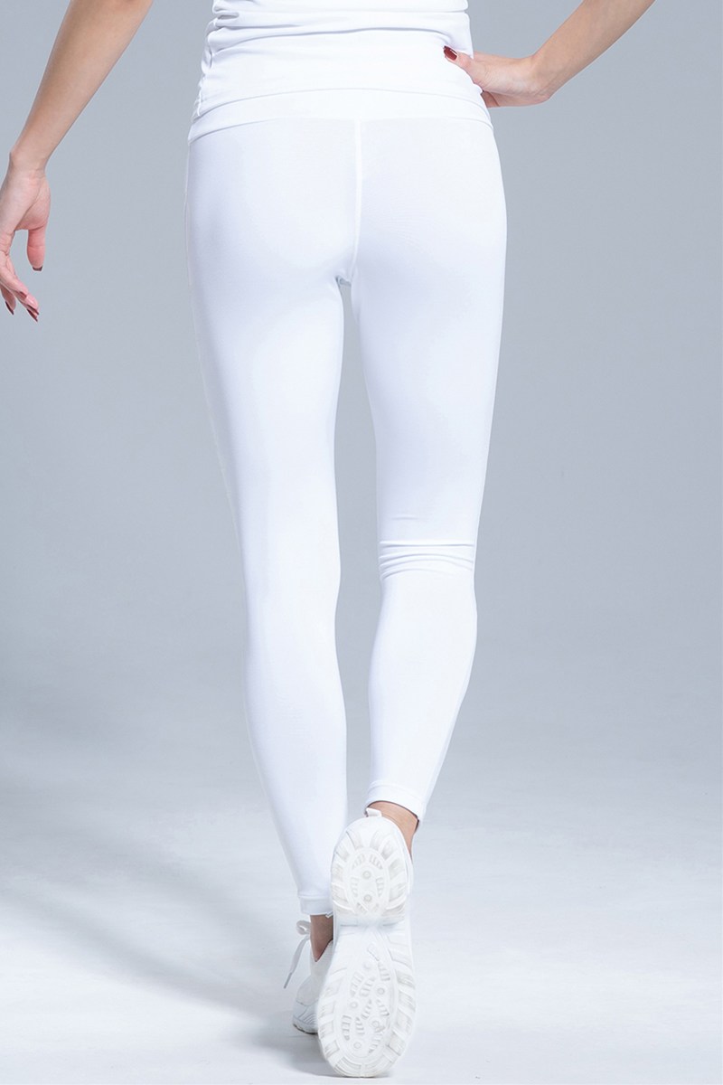 フィットネスウェア | ロングレギンス＊ホワイト 【M】 [Vol.71 61123