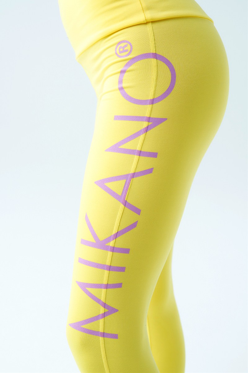 フィットネスウェア | ロングレギンス＊サンフラワーイエロー 【L