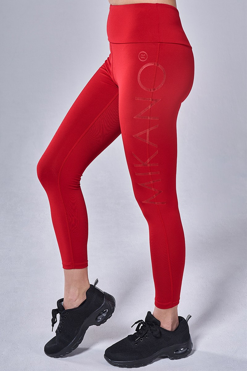 フィットネスウェア | ロングレギンス＊レッド 【L】 [Vol.71 61123