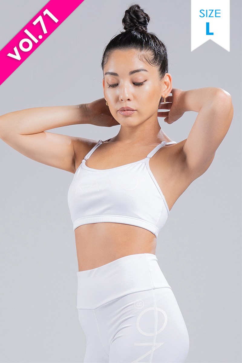 アジャスター付ショートトップス ホワイト