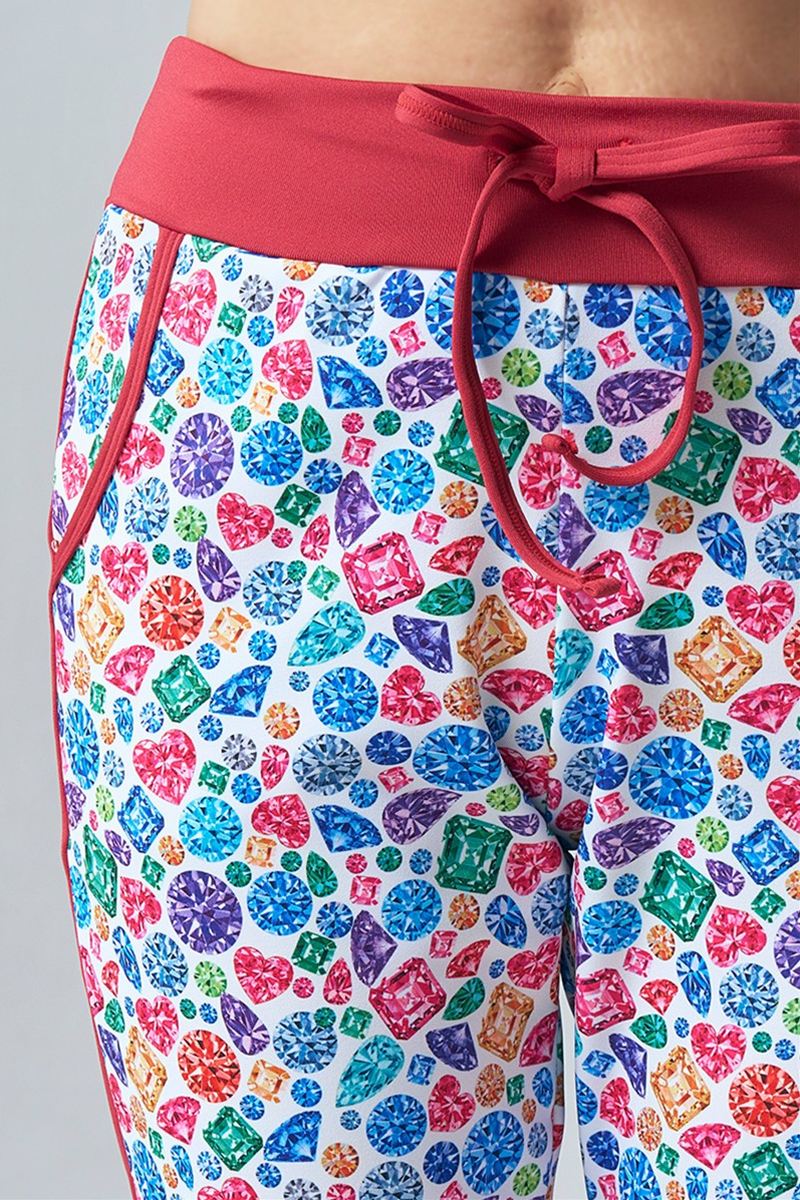 フィットネスウェア | サイド切替ジョガーパンツ＊ダイヤモンドカラー