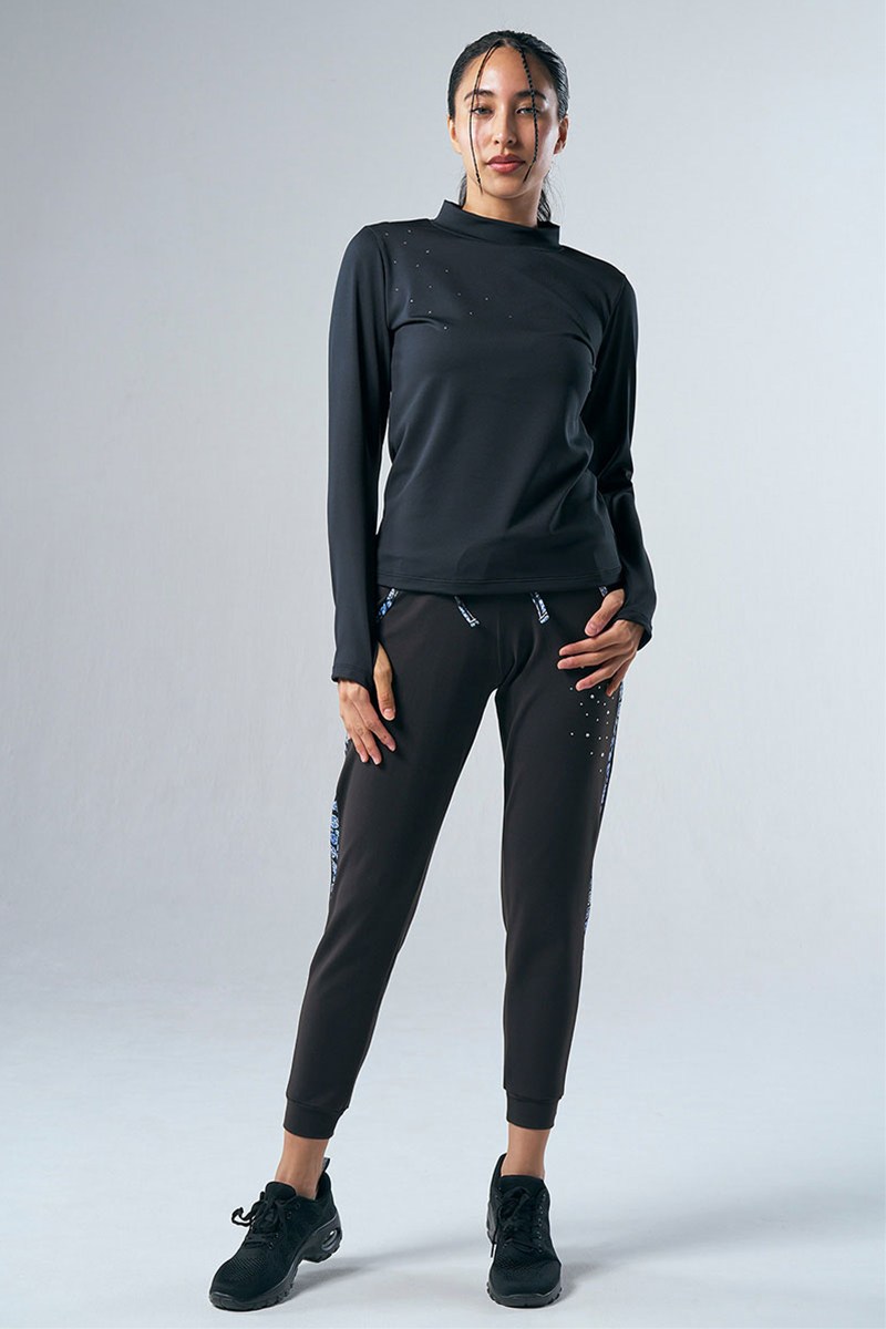 フィットネスウェア | サイド切替ロングギャングスターパンツ