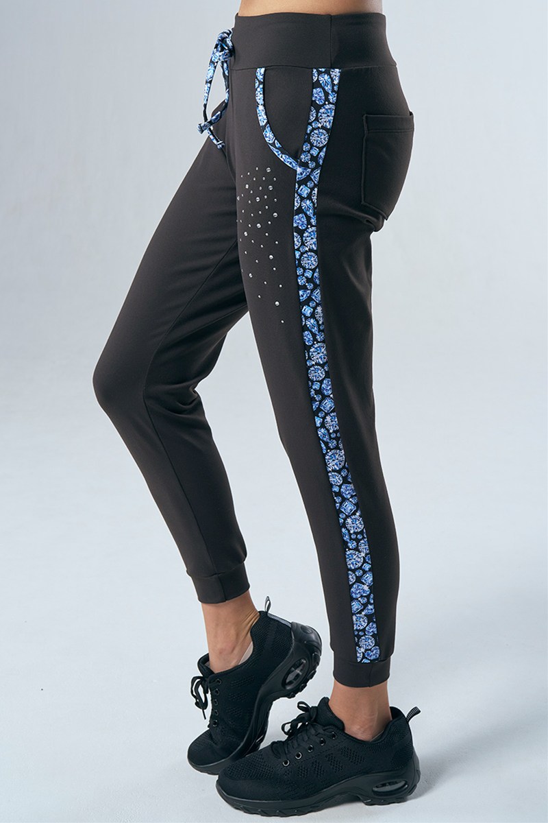 フィットネスウェア | サイド切替ロングギャングスターパンツ