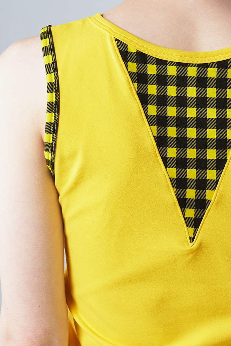 フィットネスウェア | フロントバック切替セミフィットタンクトップ