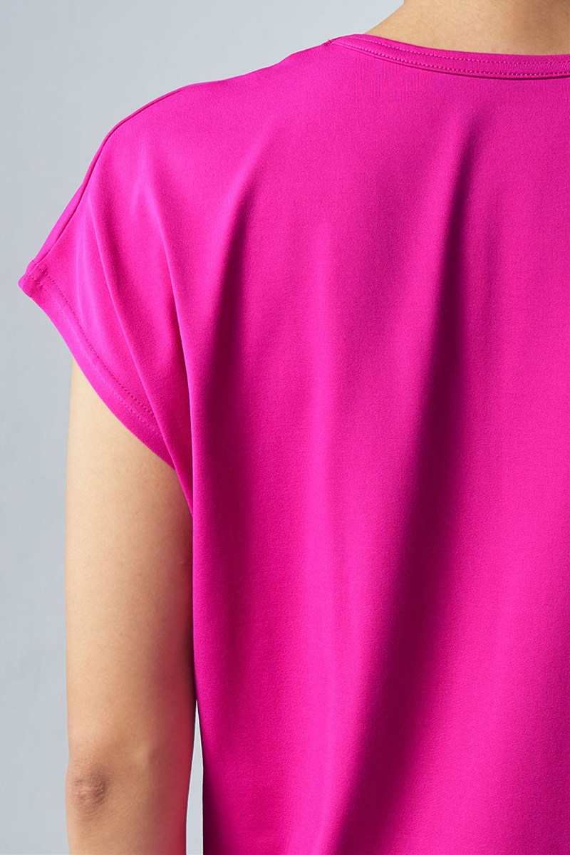 フィットネスウェア | エアリーTシャツ＊カシス 【フリー】 [Vol