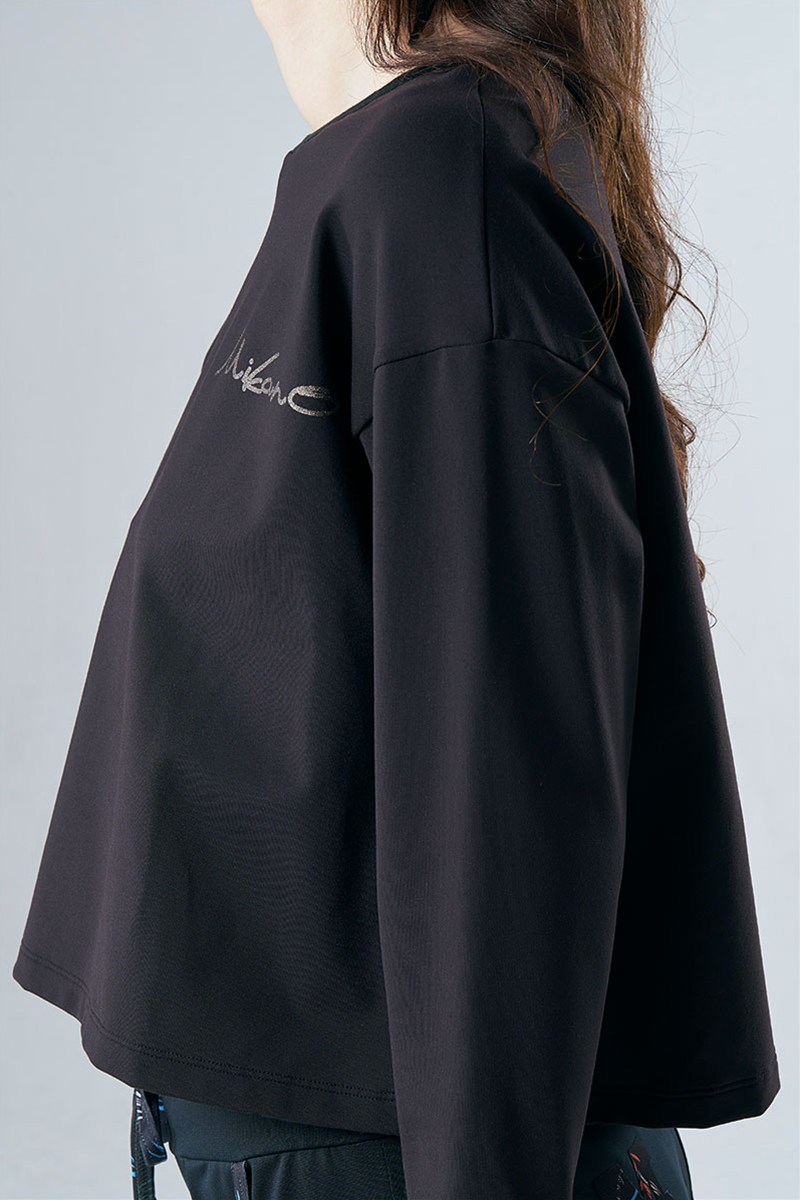 フィットネスウェア | ロングスリーブエアリーTシャツ＊ブラック