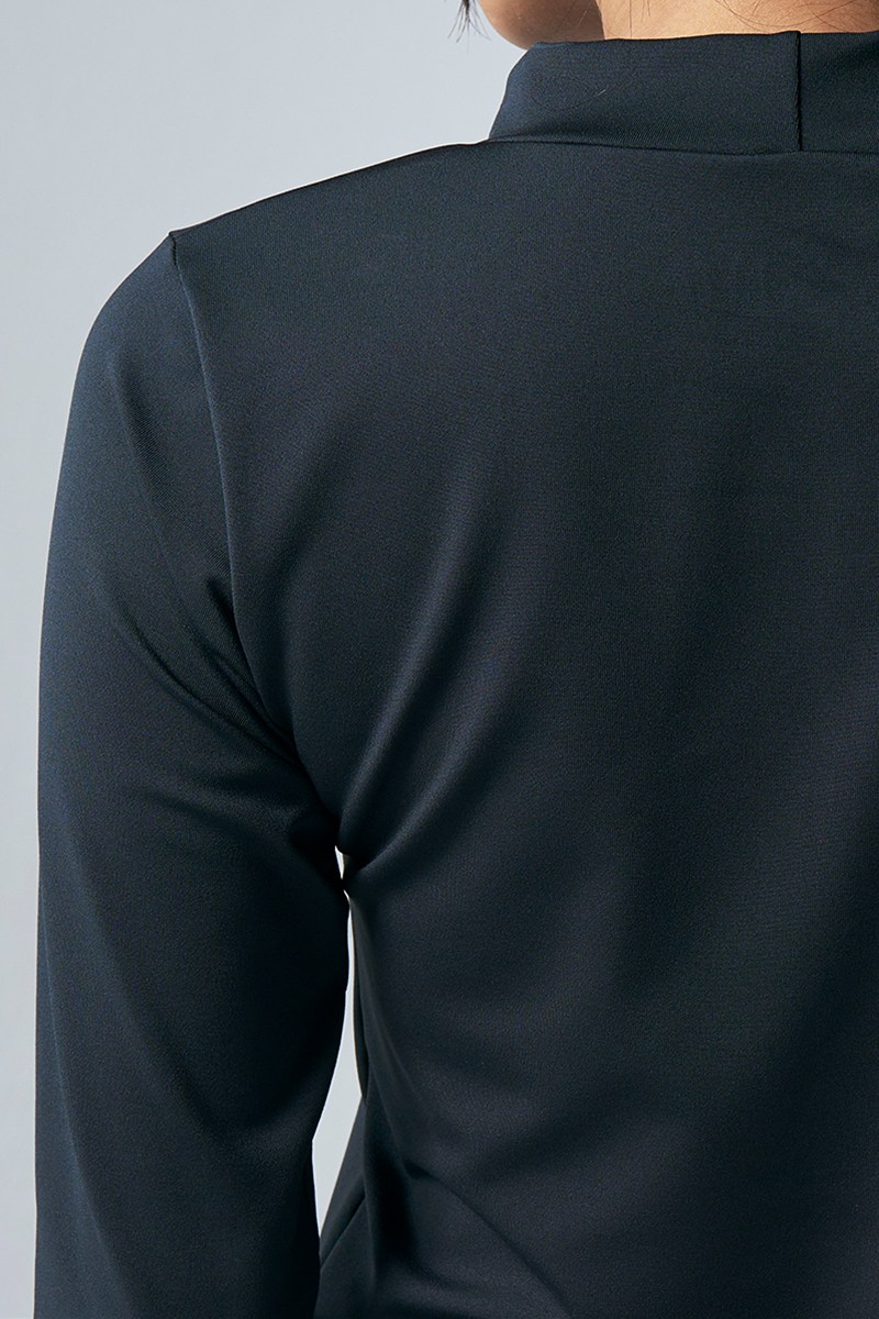 フィットネスウェア | ハイネックロングスリーブTシャツ(クリスタル