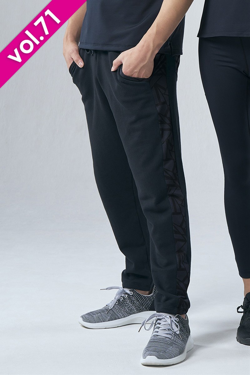 メンズロングパンツ＊ブラック 【フリー】