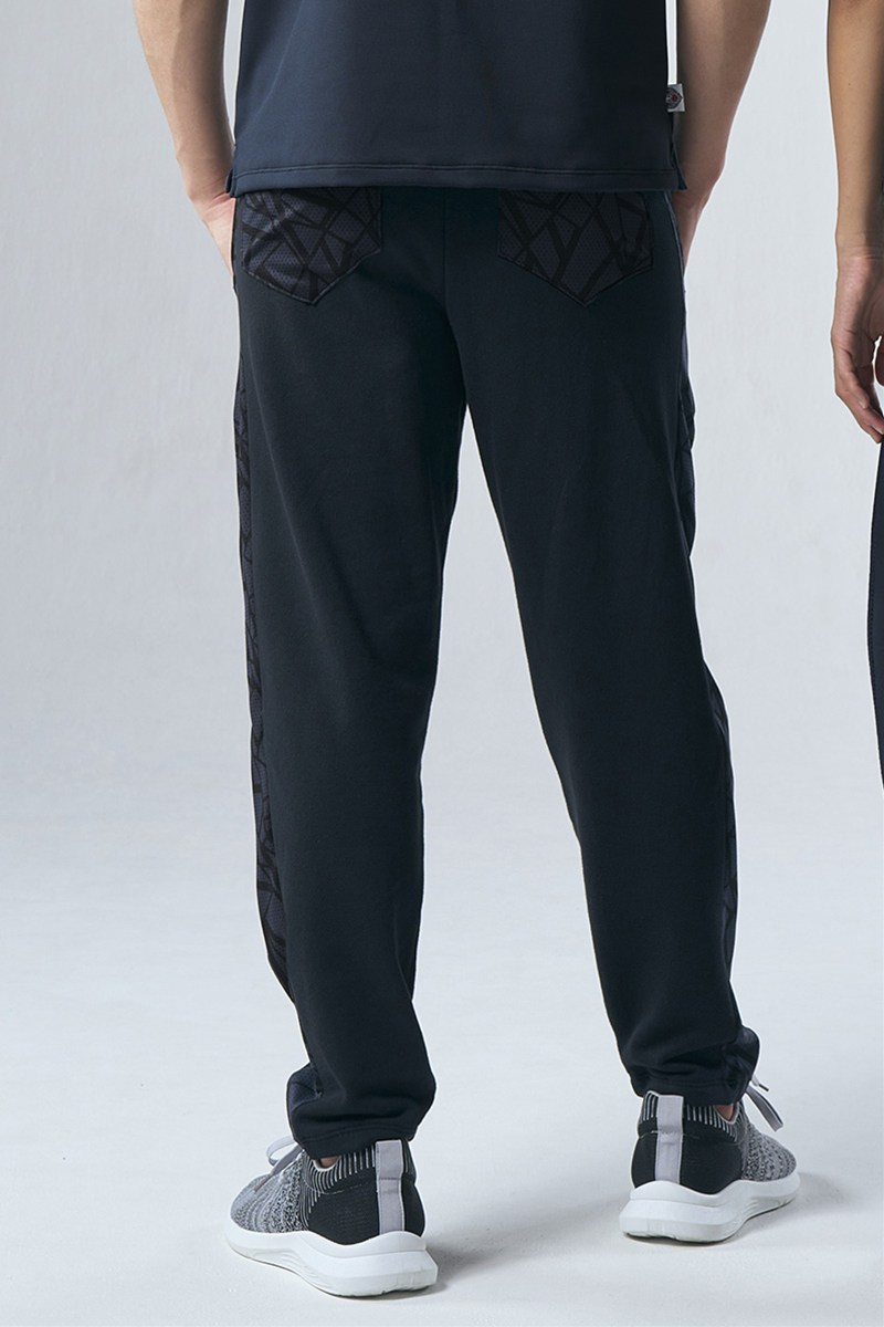 メンズロングパンツ ブラック