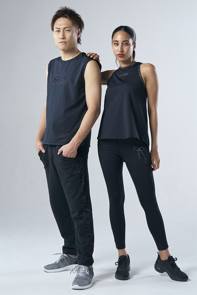 メンズロングパンツ ブラック