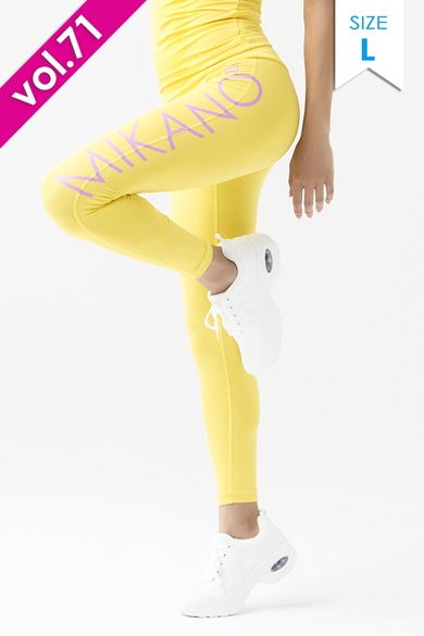 フィットネスウェア | ロングレギンス＊サンフラワーイエロー 【L