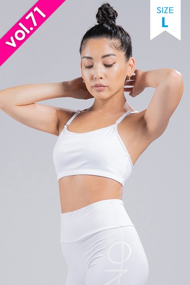 アジャスター付ショートトップス ホワイト