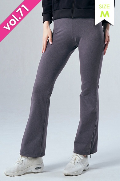 裾ジップアップブーツカットパンツ＊デニム 【M】