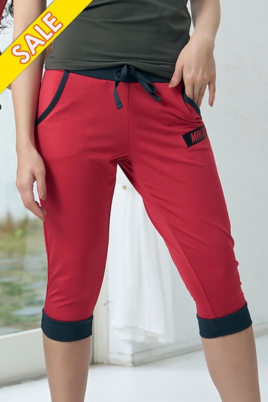 フィットネスウェア | ジョガーパンツ＊レッド 【フリー】 [Vol.68